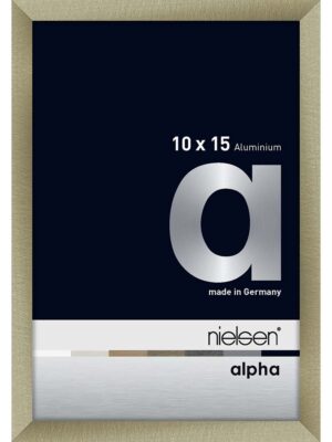 Alpha Acier brossé 10 x 15 cm