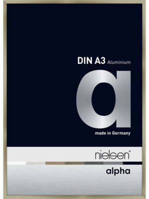 Alpha Acier brossé 29,7 x 42 cm