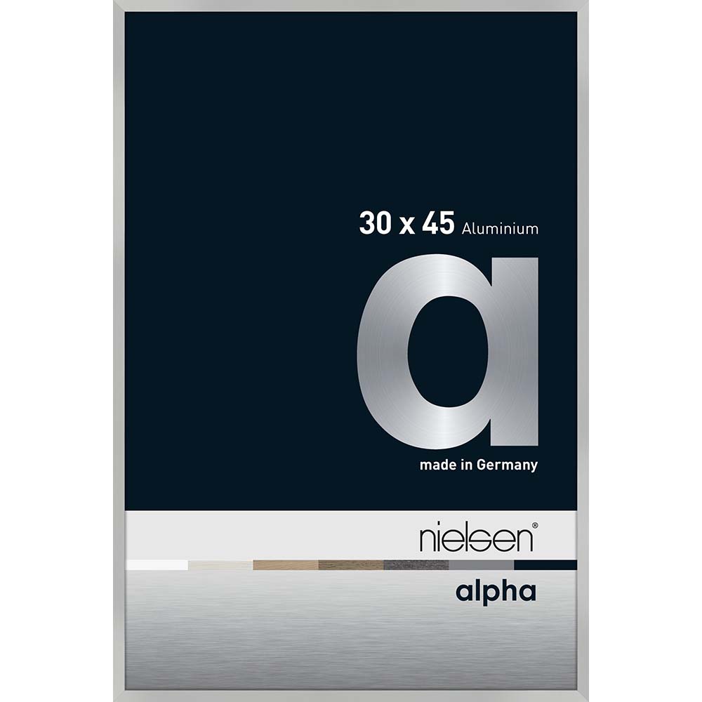Alpha Argent mat 30 x 45 cm