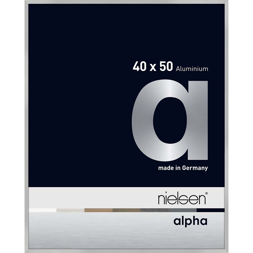 Alpha Argent mat 40 x 50 cm