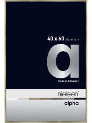 Alpha Acier brossé 40 x 60 cm