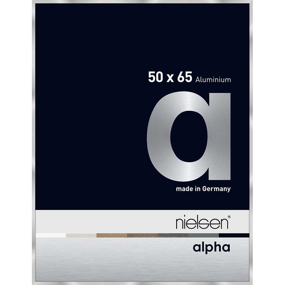 Alpha Argent poli 50 x 65 cm