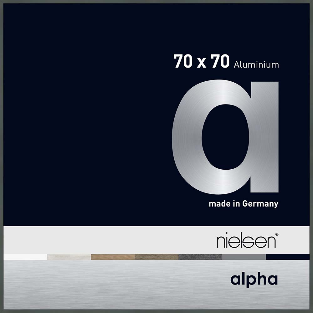 Alpha Platine 70 x 70 cm