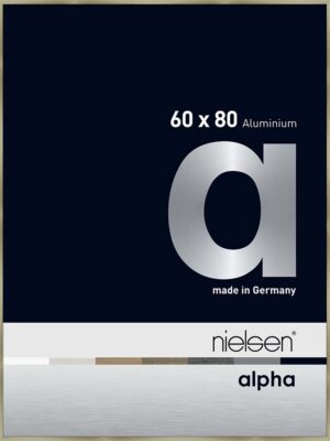 Alpha Acier brossé 60 x 80 cm